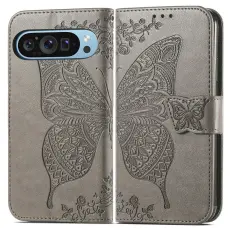  Google Pixel 11 / 11 Pro Fodral Med M&ouml;nster Fj&auml;ril Gr&aring;