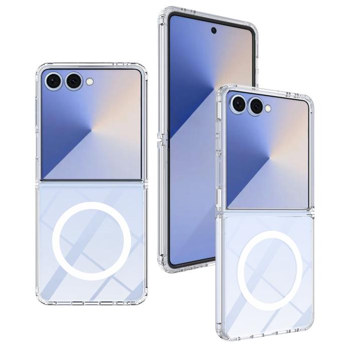Bild 2,  Samsung Galaxy Z Flip 8 Skal MagSafe TPU Transparent