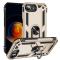  iPhone 17e / 16e Skal Shockproof Hybrid Ring Guld