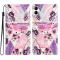  Samsung Galaxy A07 Fodral Med Tryck Lila Blommor