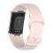  Fitbit Charge 6 / 5 Armband TPU (L) Ljus Rosa