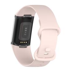 Fitbit Charge 6 / 5 Armband TPU (L) Ljus Rosa