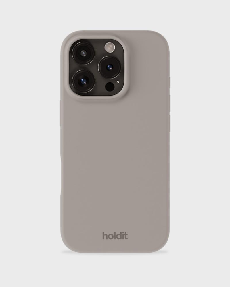 holdit holdit iPhone 16 Pro Mobilskal Silikon Taupe