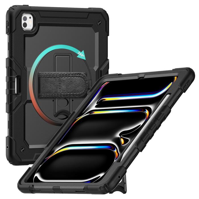 Bild 3,  iPad Pro 13 2025 / 2024 Skal 360 Shockproof Hybrid Kickstand