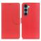  Motorola Moto G200 Fodral Litchi Läder Röd