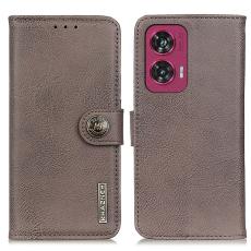 KHAZNEH KHAZNEH Motorola Edge 50 Fusion 5G L&auml;der Fodral Khaki