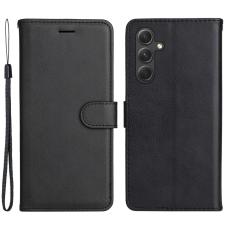  Samsung Galaxy A55 5G Fodral Solid L&auml;der Svart