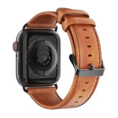 DUX DUCIS DUX DUCIS Apple Watch 38/40/41/42 mm Klockarmband &Auml;kta L&auml;der Brun
