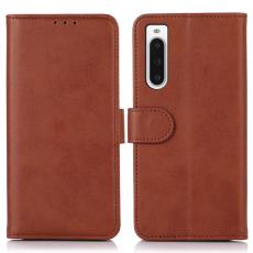  Sony Xperia 10 V Fodral L&auml;der Brun