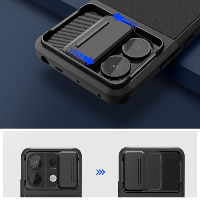 Bild 2, Tech-Protect Tech-Protect Xiaomi Redmi Note 13 Pro 5G Skal Velar Cam+ Svart