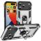  iPhone 17 Pro Max Skal Shockproof Hybrid Ring Silver
