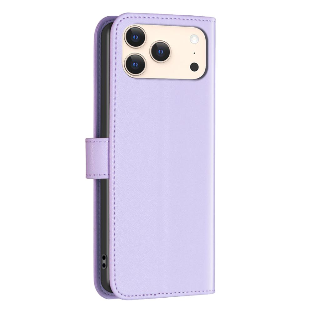 BINFEN BINFEN iPhone 17 Pro Max Fodral Läder Lila