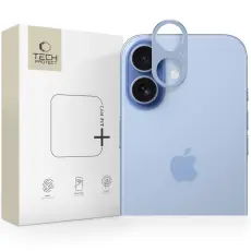 Tech-Protect Tech-Protect iPhone 17 Linsskydd CamAlloy Fit+ Mist Blue