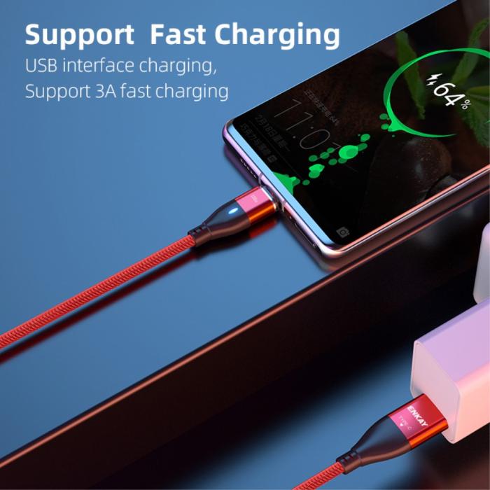 Bild 6, ENKAY ENKAY 2 m 6in1 PD 100W USB-C/USB-A - USB-C/Lightning/MicroUSB
