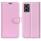  Xiaomi Redmi 10 5G Fodral Litchi Läder Ljus Rosa