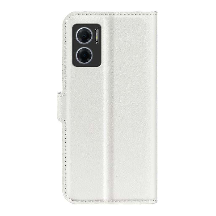 Bild 6,  Xiaomi Redmi 10 5G Fodral Litchi Läder Vit