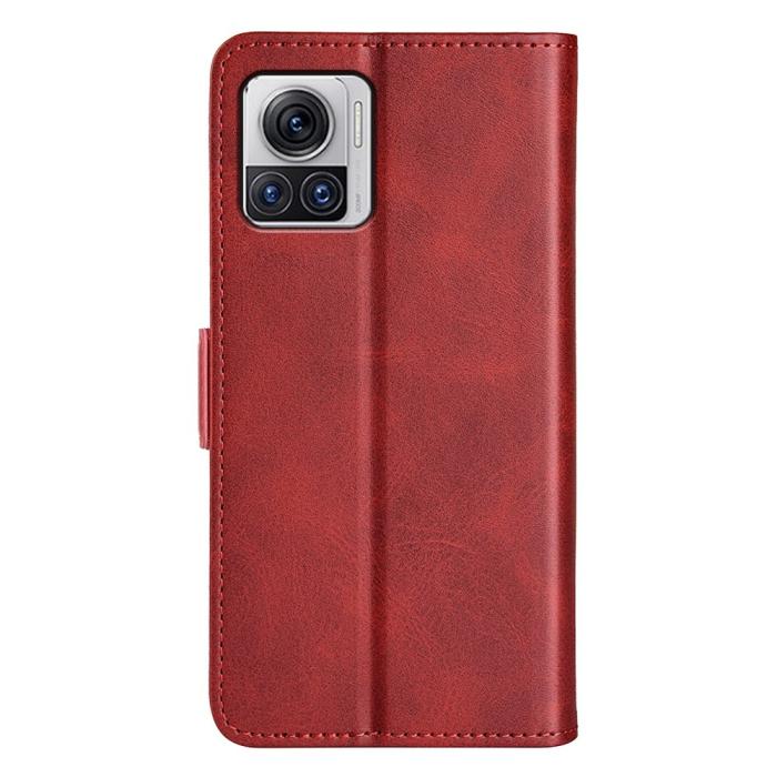 Bild 6,  Motorola Edge 30 Ultra 5G Fodral Magnetisk Stängning Röd