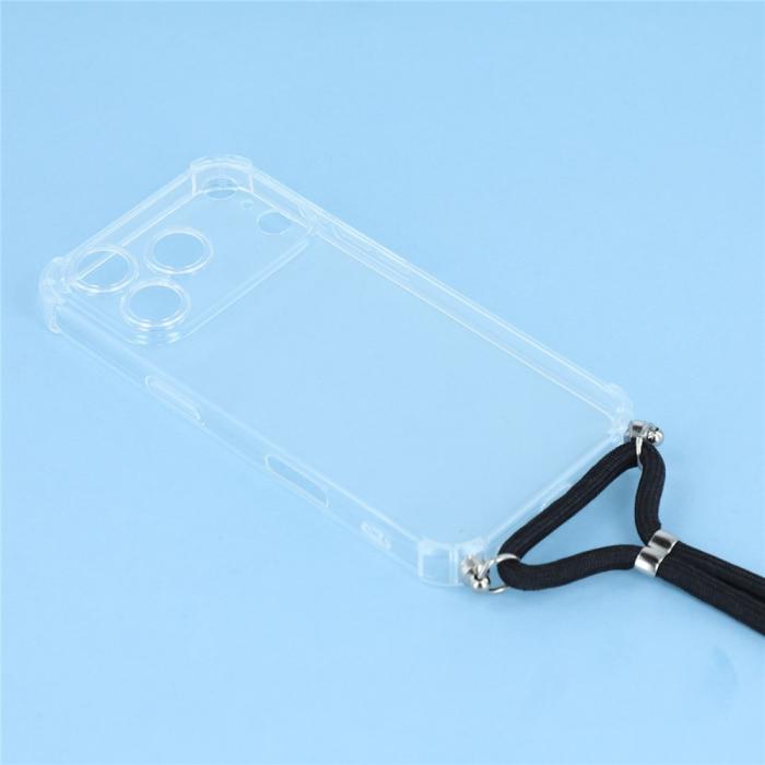 Bild 4,  iPhone 17 Pro Skal Med Mobilsnöre TPU Transparent