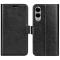  Samsung Galaxy S25 Edge Fodral Crazy Horse Läder Svart