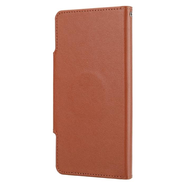 Bild 3,  iPhone 14 Plus 2in1 Magnet Fodral Brun