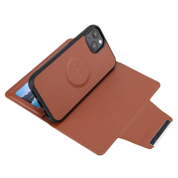 Bild 5,  iPhone 14 Plus 2in1 Magnet Fodral Brun