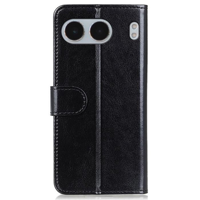 Bild 6,  OnePlus Nord 4 Fodral Crazy Horse Retro Svart