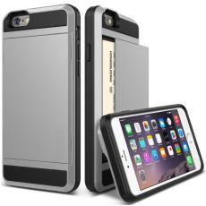  iPhone 6/6s Skal Hybrid Kortfack - Gr&aring;