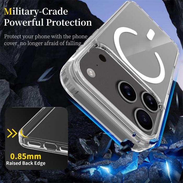 Bild 2,  iPhone 18 Pro / 17 Pro Skal MagSafe TPU Transparent