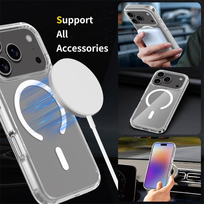 Bild 3,  iPhone 18 Pro / 17 Pro Skal MagSafe TPU Transparent