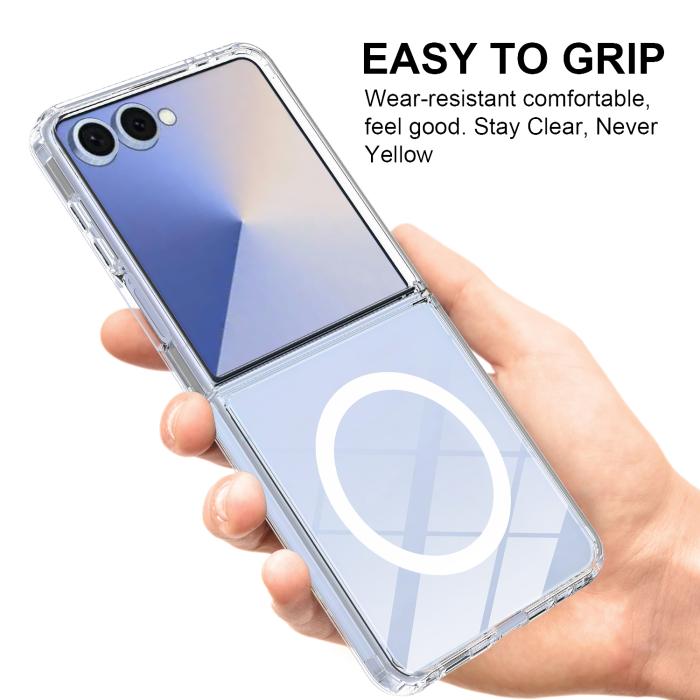 Bild 5,  Samsung Galaxy Z Flip 8 Skal MagSafe TPU Transparent