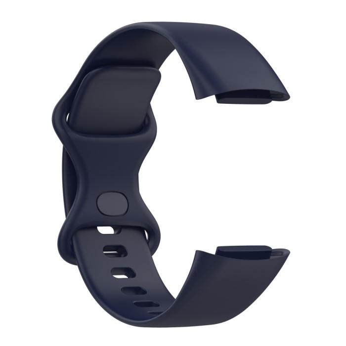 Bild 4,  Fitbit Charge 6 / 5 Armband TPU (L) Mörk Blå