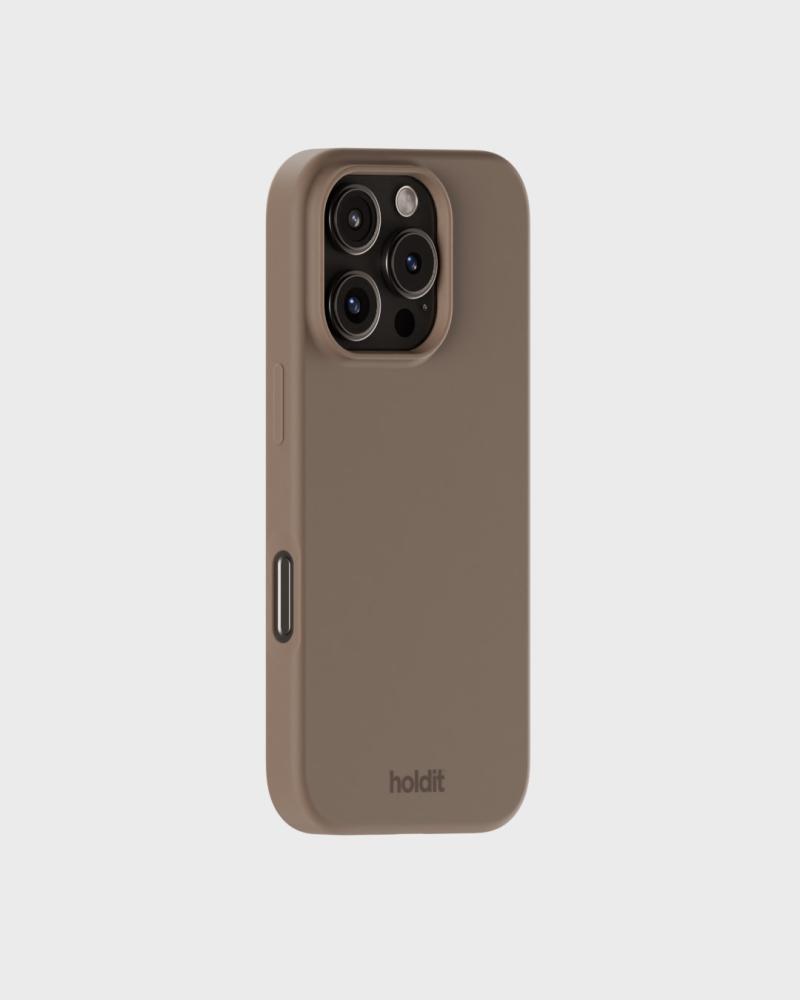 holdit holdit iPhone 16 Pro Mobilskal Silikon Mocha Brown