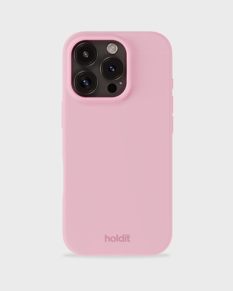 holdit holdit iPhone 16 Pro Mobilskal Silikon Rosa