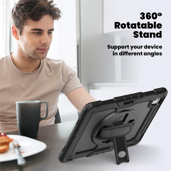 Bild 6,  iPad Pro 13 2025 / 2024 Skal 360 Shockproof Hybrid Kickstand