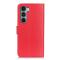  Motorola Moto G200 Fodral Litchi Läder Röd