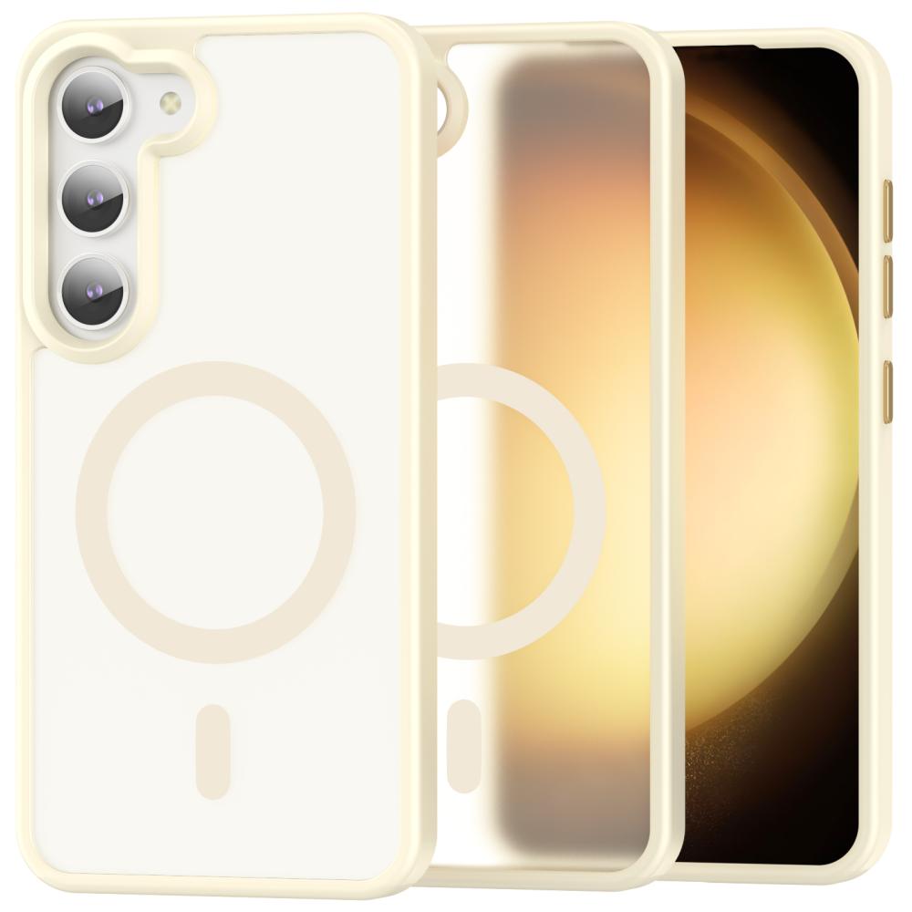 ColorPop ColorPop Samsung Galaxy S23 Skal CH MagSafe Matt Off White