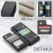 CASEME CASEME Samsung Galaxy A16 Skal RFID Kickstand Plånbok Svart