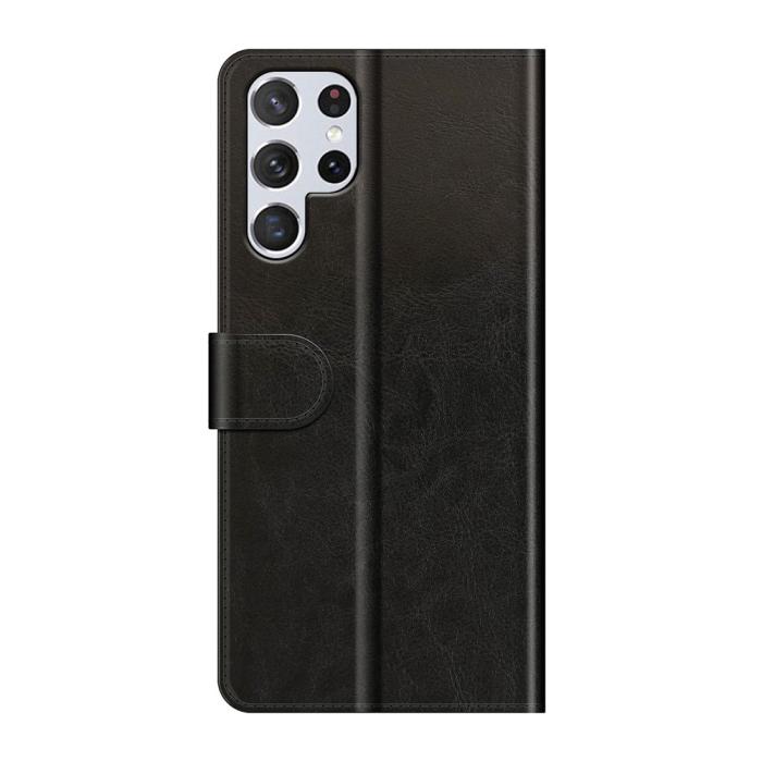 Bild 3,  Samsung Galaxy S22 Ultra Fodral Crazy Horse Svart