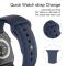 ColorPop Apple Watch 42/44/45/46/49 mm Silikon Armband (S/M) Midnight Blue
