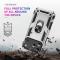  iPhone 17 Pro Max Skal Shockproof Hybrid Ring Silver