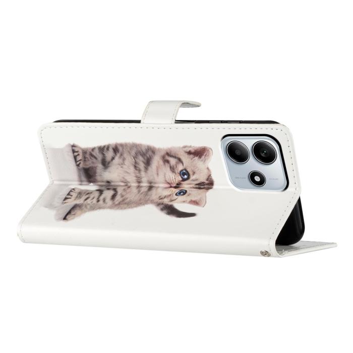 Bild 3,  Xiaomi Redmi Note 14 5G Fodral Med Tryck Gullig Katt