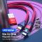 ENKAY ENKAY 2 m 6in1 PD 100W USB-C/USB-A - USB-C/Lightning/MicroUSB