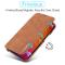 LC.IMEEKE iPhone 13 Pro Max - LC.IMEEKE Vintage Flip Fodral - Brun