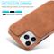 LC.IMEEKE iPhone 13 Pro Max - LC.IMEEKE Vintage Flip Fodral - Brun