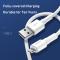 BASEUS BASEUS USB till Micro-USB kabel, 1m, 2.4A - Vit