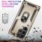  Samsung Galaxy S24 Ultra Skal Ring Hybrid Armor Guld