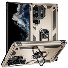  Samsung Galaxy S24 Ultra Skal Ring Hybrid Armor Guld