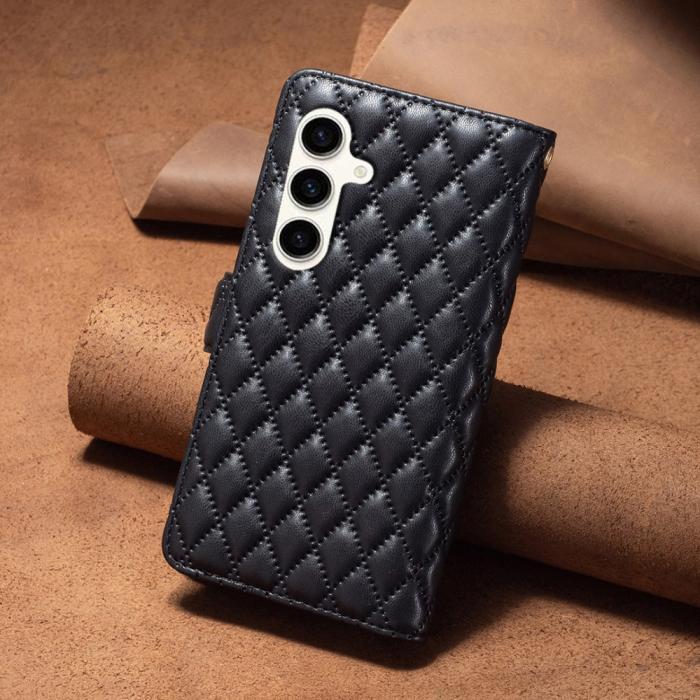 Bild 6, BINFEN BINFEN Galaxy S23 FE Fodral Diamond Multifunktionell Svart