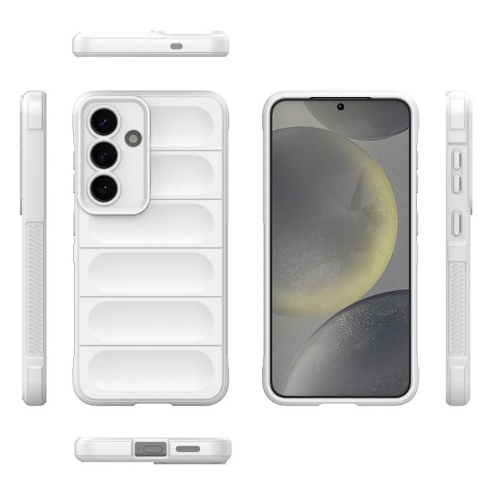 Bild 2,  Samsung Galaxy S25 Skal Magic Shield Vit