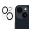  iPhone 15 / 15 Plus Linsskydd 3D Härdat Glas Transparent